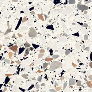 Centura Floor Tiles Frammenti Bianco Macro Natural 8″ x 8″