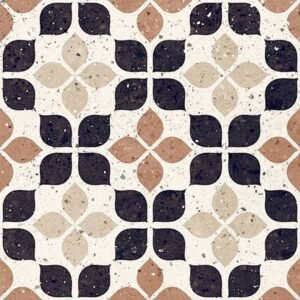 Centura Floor Tiles Frammenti Terracotta Fiore Natural 8″ x 8″