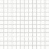 Centura Mosaic Basic White Square Satin 12" x 12"