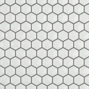 Centura Mosaic Edna Hexagon White Matte 12″ x 12″