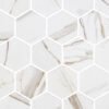 Centura Mosaic Hex XL Ecostone Calacatta Gold Matte 12" x 12" - Image 2