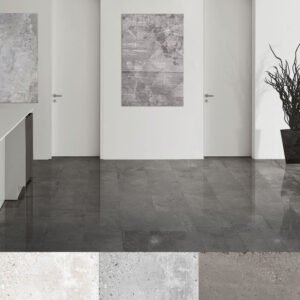 Planchers 1867 Floor Tiles Stone Cement White Matte 24″ x 24″