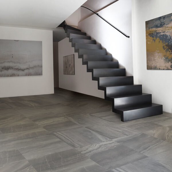 Planchers 1867 Floor Tiles Nohva Grey Natural 24" x 24" - Image 3