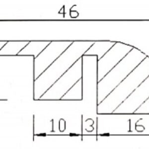 Toucan Laminate Flooring TF25 Series #2502 Reducer 94-1/2″