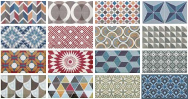 Centura Wall Tiles Metro Patchwork Colours Polished 3" x 6" (5.5 sqft/box)