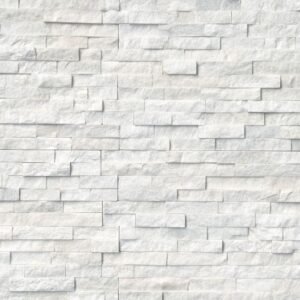 MSI Surfaces Wall Tiles Arctic White-Cool Splitface Corner 6″ x 12″ x 6″