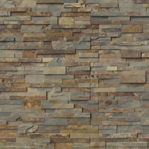 MSI Surfaces Wall Tiles Gold Rush Brown Splitface 6″ x 24″