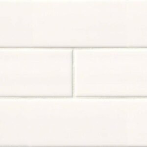 MSI Surfaces Wall Tiles White-Cool Glossy 4″ x 12″