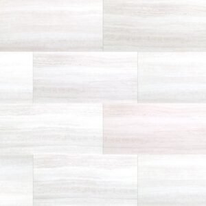 MSI Surfaces Vinyl Tiles Trecento White Ocean Click Lock 12″ x 24″