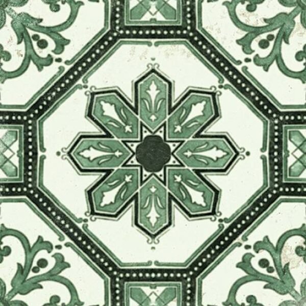 Centura Floor Tiles New Vintage Decoro 18 Natural 8" x 8" - Image 2