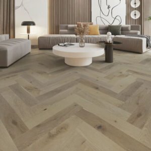 Biyork Engineered Hardwood Nouveau 7 Bespoke Herringbone Northern Veranda 5″ – 3/4″