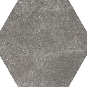 Centura Floor Tiles Hexatile Cement Black Matte 7" x 8" (7.69 sqft/box)