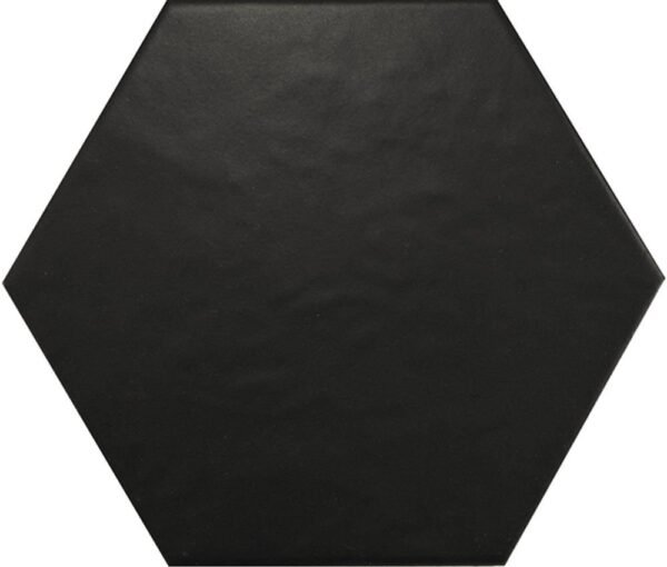 Centura Floor Tiles Hexatile Matte Nero 7" x 8" (7.69 sqft/box)