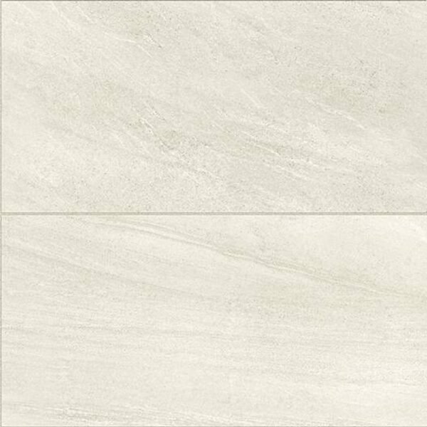 Centura Vinyl Tile UltraCeramic by American Biltrite Finestone White 12" x 24"