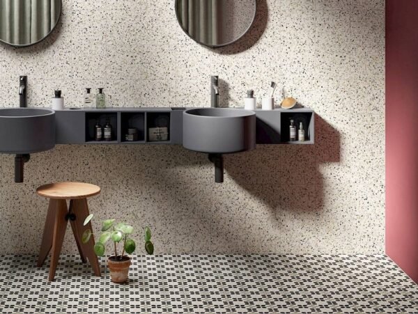 Centura Floor Tiles Frammenti Bianco Fiore Natural 8" x 8" - Image 3