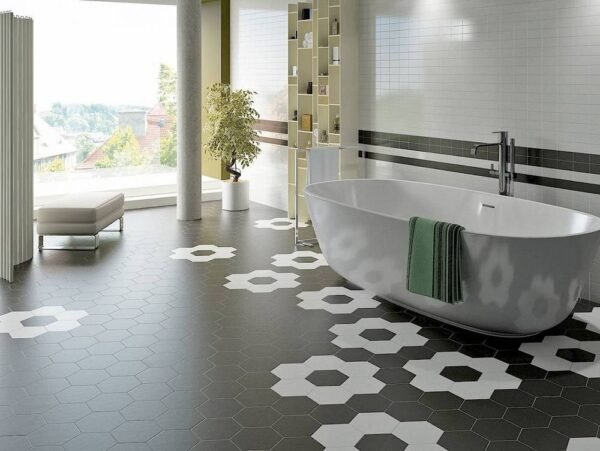 Centura Floor Tiles Hexatile Matte Blanco 7" x 8" (7.69 sqft/box) - Image 3