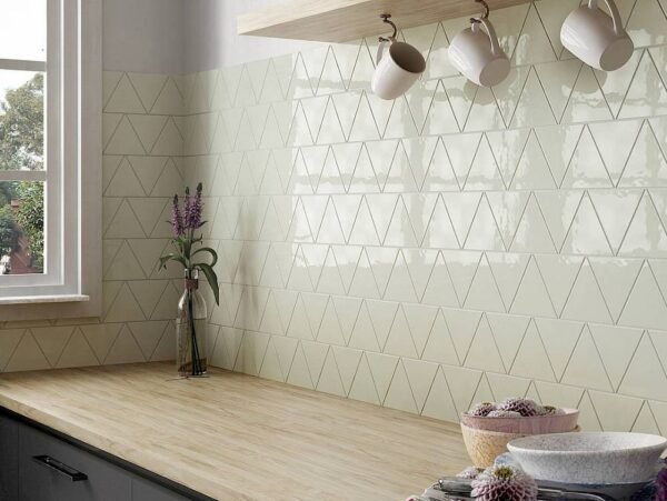 Centura Wall Tiles Scale Triangolo Mint Glossy 4-1/2" x 5" - Image 3