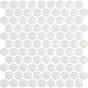 Centura Mosaic Edna Hexagon White Matte 12" x 12"