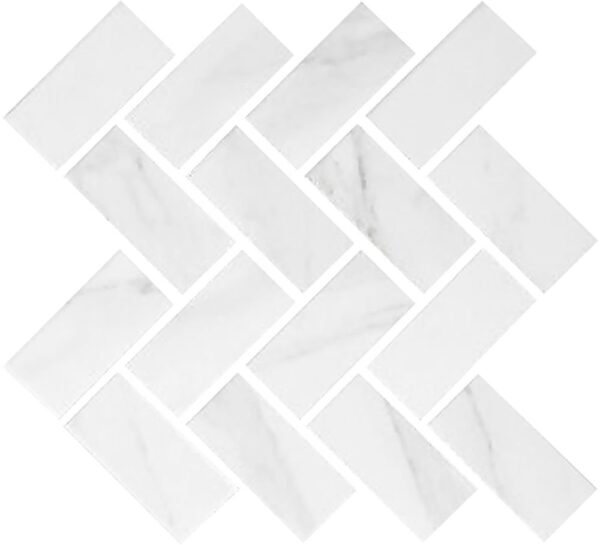 Centura Mosaic Miki - InkJet Mosaics Carrara White Matte 11" x 11"
