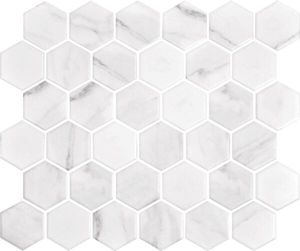 Centura Mosaic Miki - InkJet Mosaics Carrara White Matte 11" x 13"