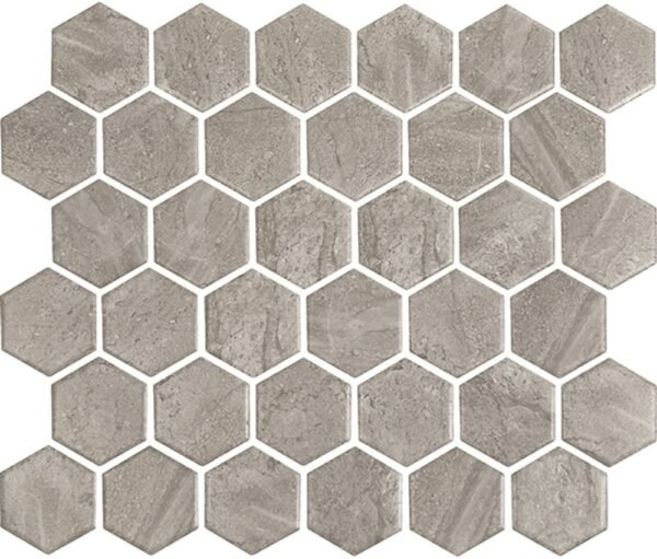 Centura Mosaic Miki - InkJet Mosaics Grey Matte 11" x 13"
