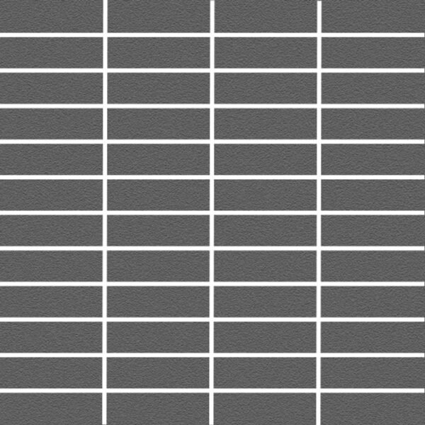 Centura Mosaic Plain Techno Charcoal Rectangle Matte 12" x 12"