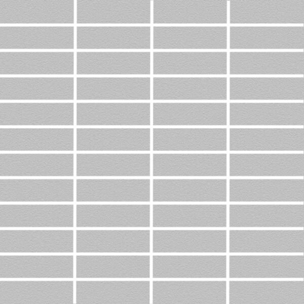 Centura Mosaic Plain Techno Light Grey Rectangle Matte 12" x 12"