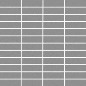 Centura Mosaic Plain Techno Slate Grey Rectangle Matte 12" x 12"