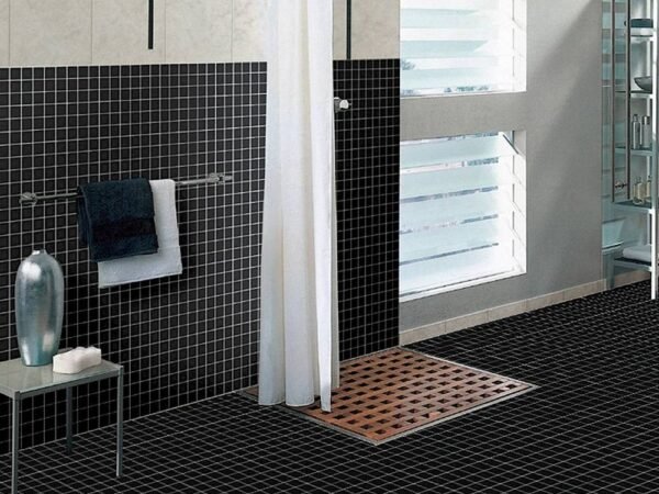 Centura Mosaic Plain Techno Black Matte 12" x 12" - Image 2