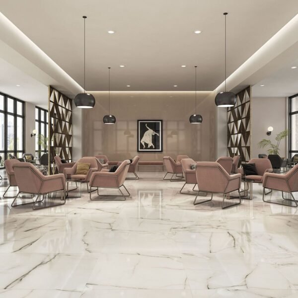 Planchers 1867 Floor Tiles Aral Beige Polished 24" x 24" - Image 2