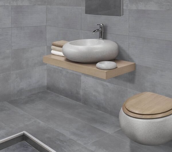 Planchers 1867 Floor Tiles Loft Grey 12" x 24" - Image 2