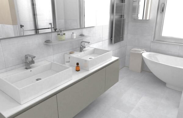 Planchers 1867 Floor Tiles Loft White 12" x 24" - Image 2