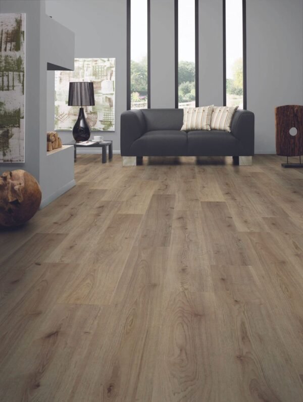 Planchers 1867 Laminate Flooring Authentic Advanced Trend Oak Grey 7-5/8" x 54" - Image 2