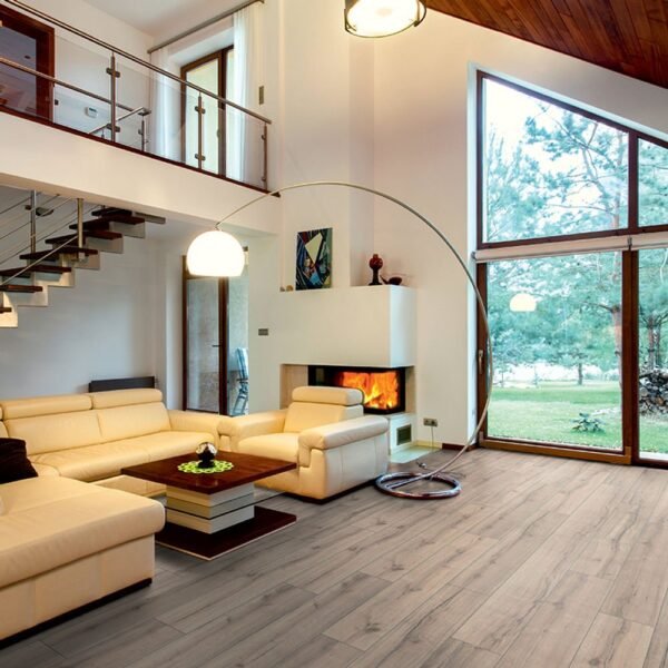 Planchers 1867 Laminate Flooring Authentic Chalet Bleached Oak 7-5/8" x 54" - Image 2
