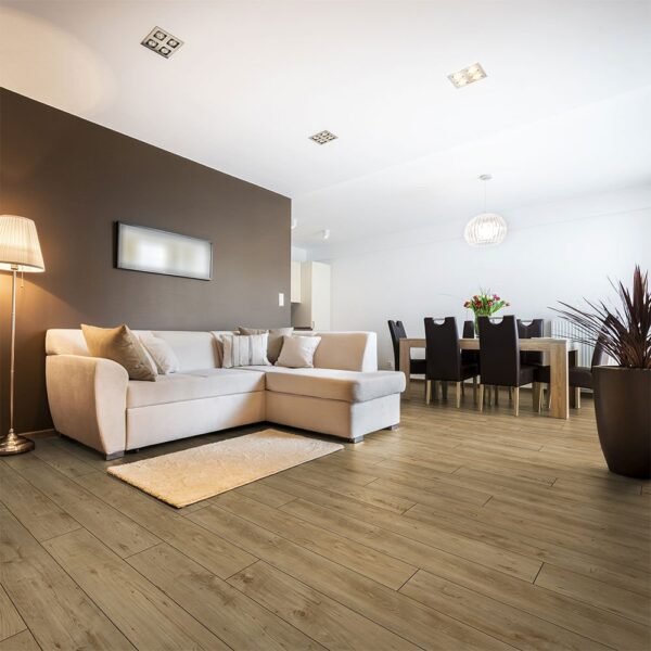 Planchers 1867 Laminate Flooring Authentic Chalet Wheat Oak 7-5/8" x 54" - Image 2