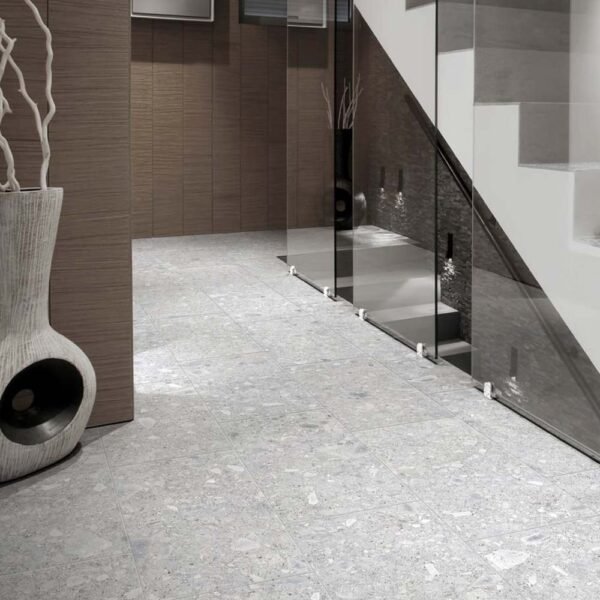 Planchers 1867 Floor Tiles Ceppo Di Grè Anthracite Black Matte 24" x 24" - Image 3