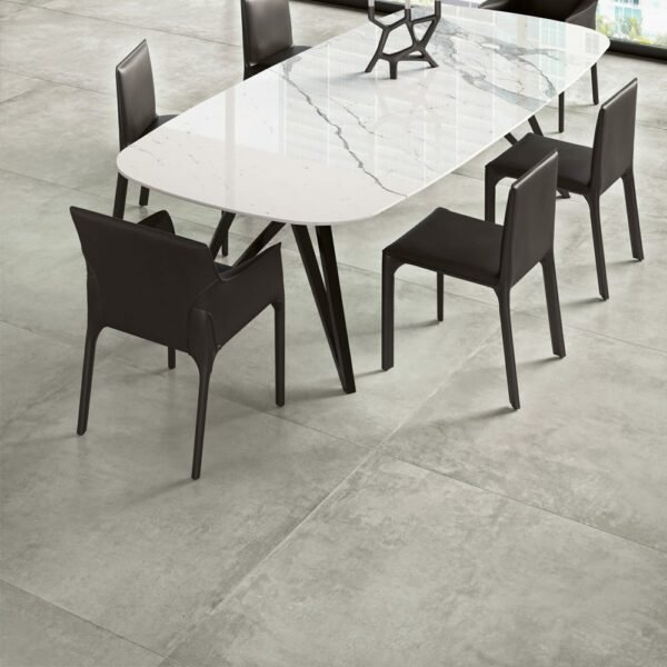 Planchers 1867 Floor Tiles Parker Silver Matte 24" x 24" - Image 3