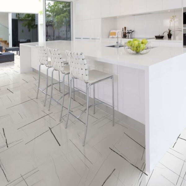 Planchers 1867 Floor Tiles Sahara White Matte 24" x 24" - Image 3