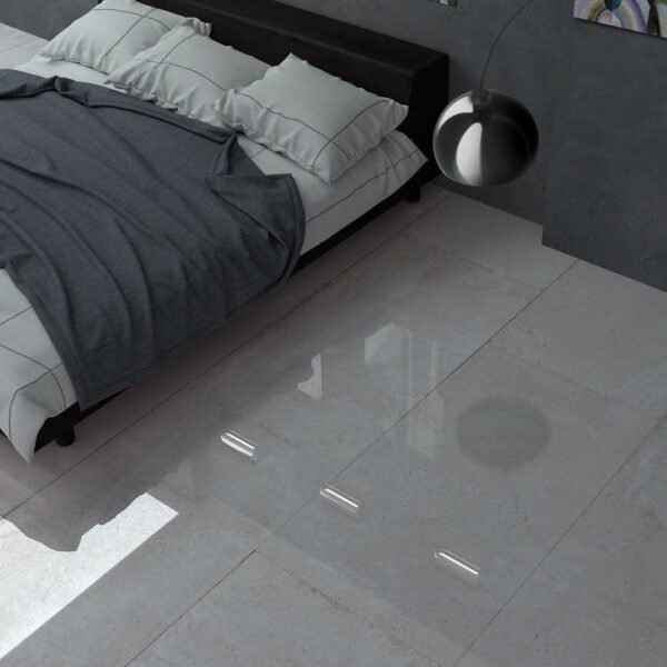 Planchers 1867 Floor Tiles Stone Cement White Polished 24" x 24" - Image 4