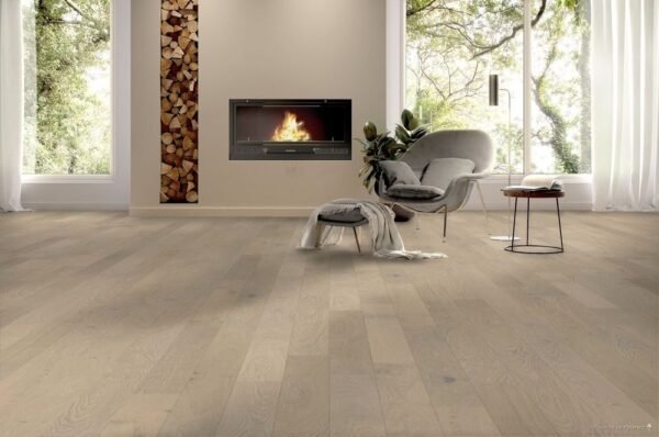 Lauzon Collection Engineered Hardwood Designer Moorland White Oak Matte 6-1/4" - 3/4" - Image 2