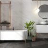 Planchers 1867 Floor Tiles Lenci White Polished 24" x 48" - Image 2