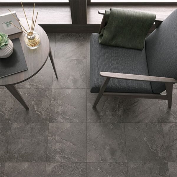Planchers 1867 Floor Tiles Walden Anthracite Matte 13" x 13" - Image 2