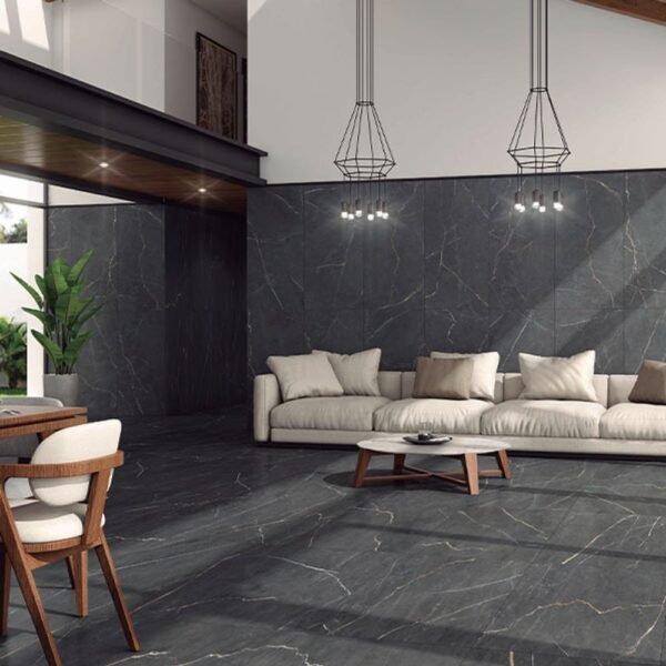 Planchers 1867 Floor Tiles Meraki Anthracite Matte 24" x 24" - Image 2