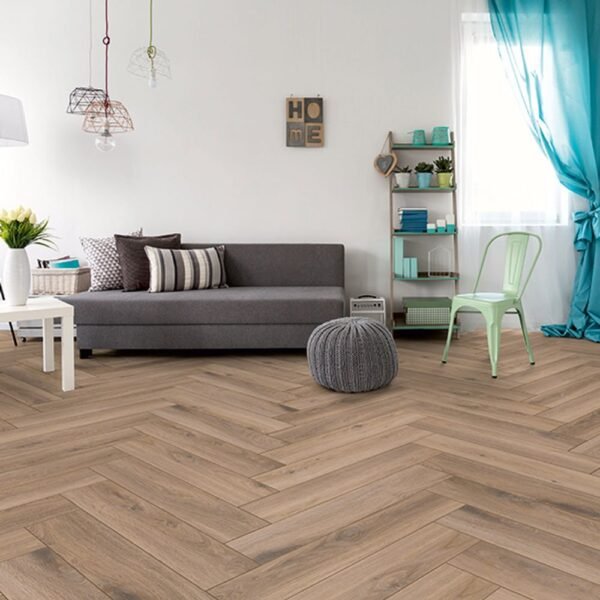 Planchers 1867 Laminate Flooring Herringbone Metz Click Lock 5-1/4" x 26-3/16" - Image 2