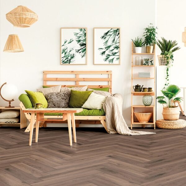 Planchers 1867 Laminate Flooring Herringbone Ferrara Click Lock 5-1/4" x 26-3/16" - Image 2
