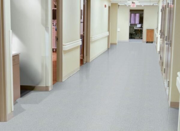 Armstrong Vinyl Tile Standard Excelon Imperial Texture Shadow Blue Glue Down 12" x 12" - Image 2