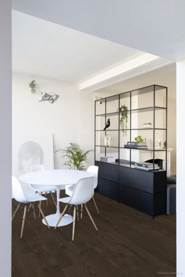 Lauzon Collection Engineered Hardwood Black Cape Ultra-Matte European White Oak Character 8" - 9/16" - Image 6