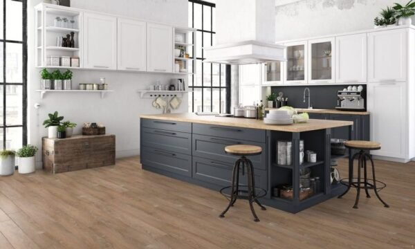 Fuzion Vinyl Planks SmartDrop Elite+ Russet Loose Lay 7" x 48" - Image 2