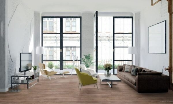 Fuzion Vinyl Planks SmartDrop Elite+ Titanium Loose Lay 7" x 48" - Image 2