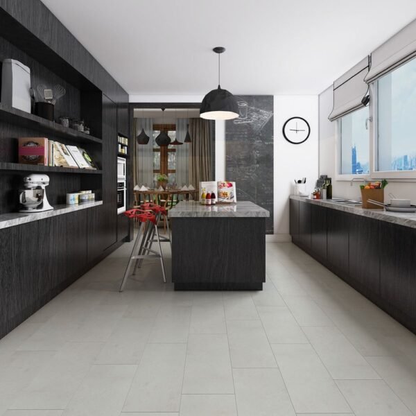 Biyork Vinyl Tiles HydroGen 6 Chalk Click Lock 12" x 24" - Image 2